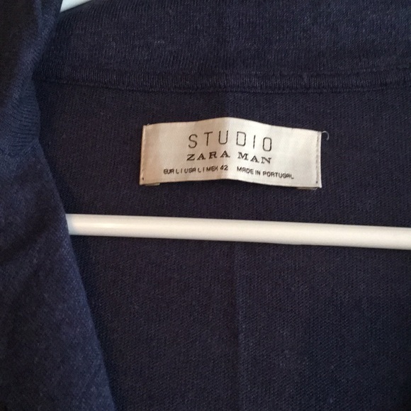 Zara Studio Linen Shirt Sz L - Picture 2 of 2